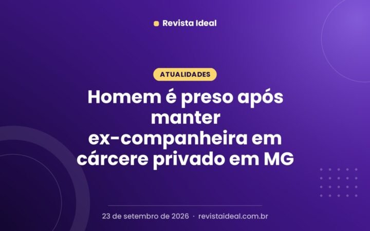 Homem é preso após manter ex-companheira em cárcere privado em MG