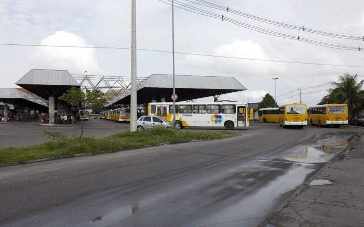 Terminal de ônibus em Manaus.