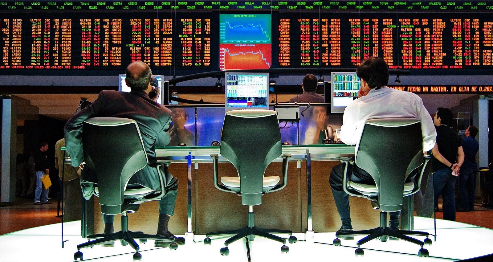 The São Paulo Stock Exchange (Bovespa).