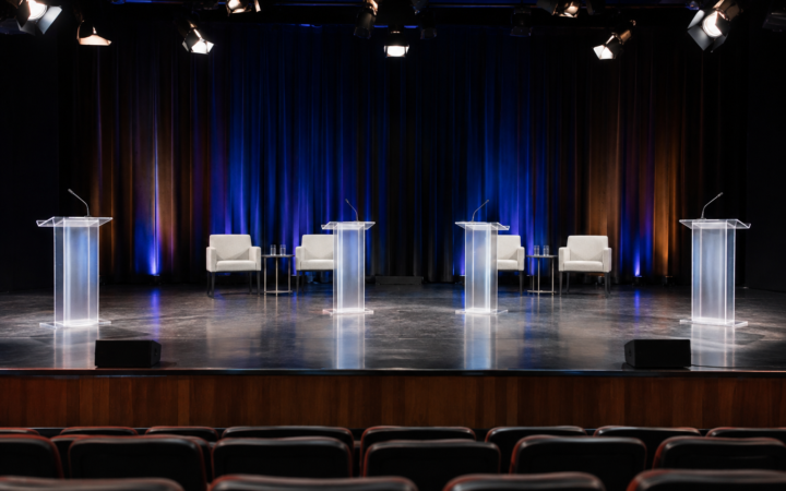 Debate presidencial no Flow reúne Caiado, Cury e Zema em São Paulo