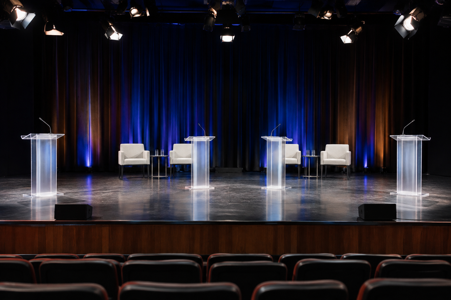 Debate presidencial no Flow reúne Caiado, Cury e Zema em São Paulo