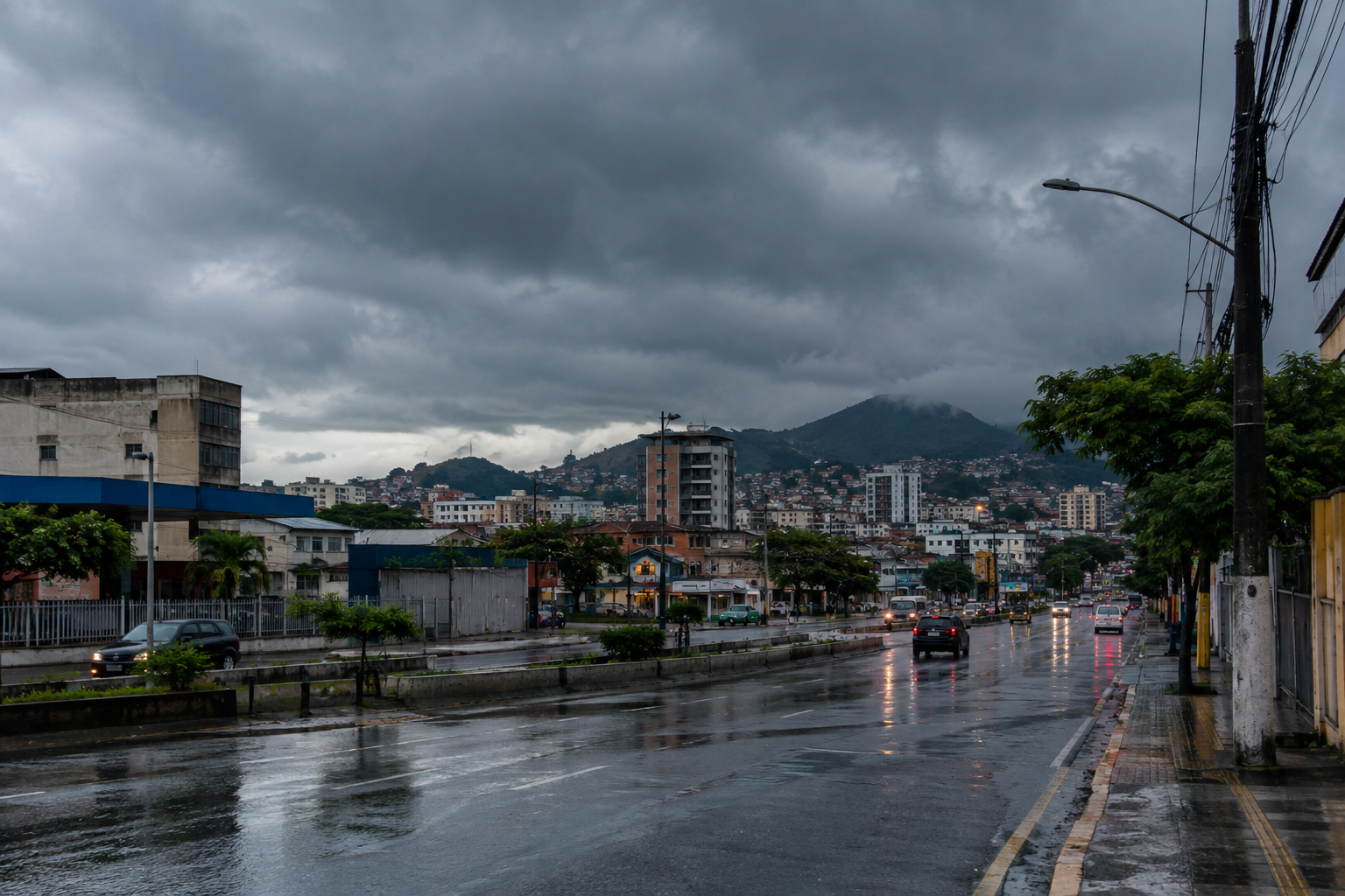 Duque de Caxias terá chuva forte pela manhã e máxima de 23°C nesta quarta