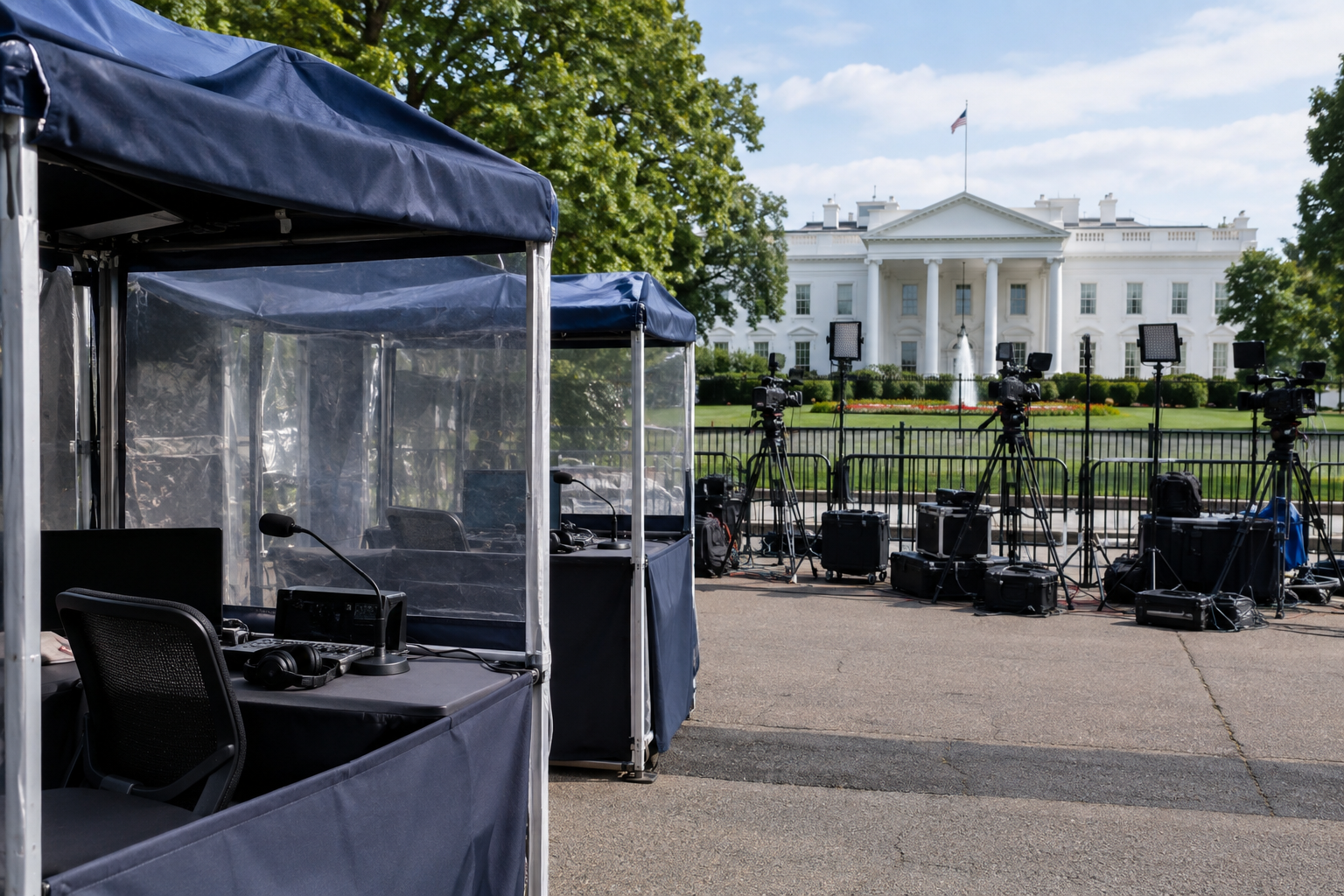 Justiça dos EUA analisa bloqueio de CNN, MS NOW e Politico na Casa Branca