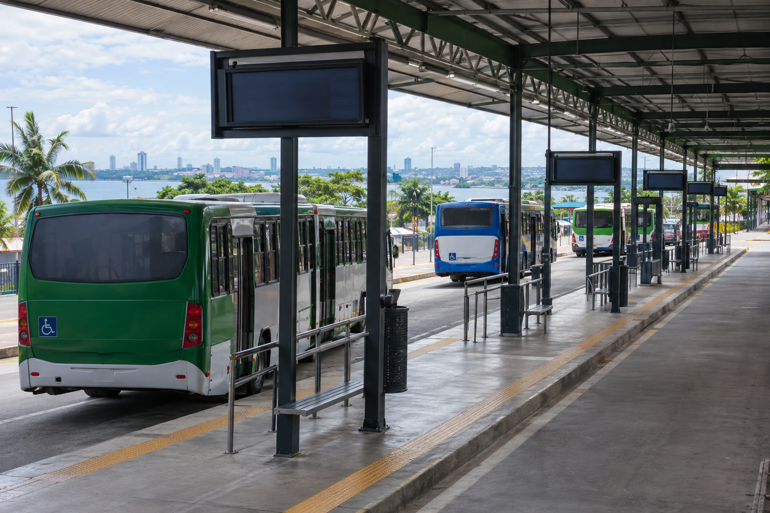 Ônibus retomam operação integral após paralisação em Manaus