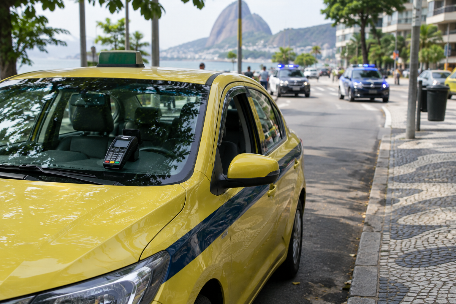 Polícia do Rio prende suspeitos de golpe com máquinas de cartão em táxis