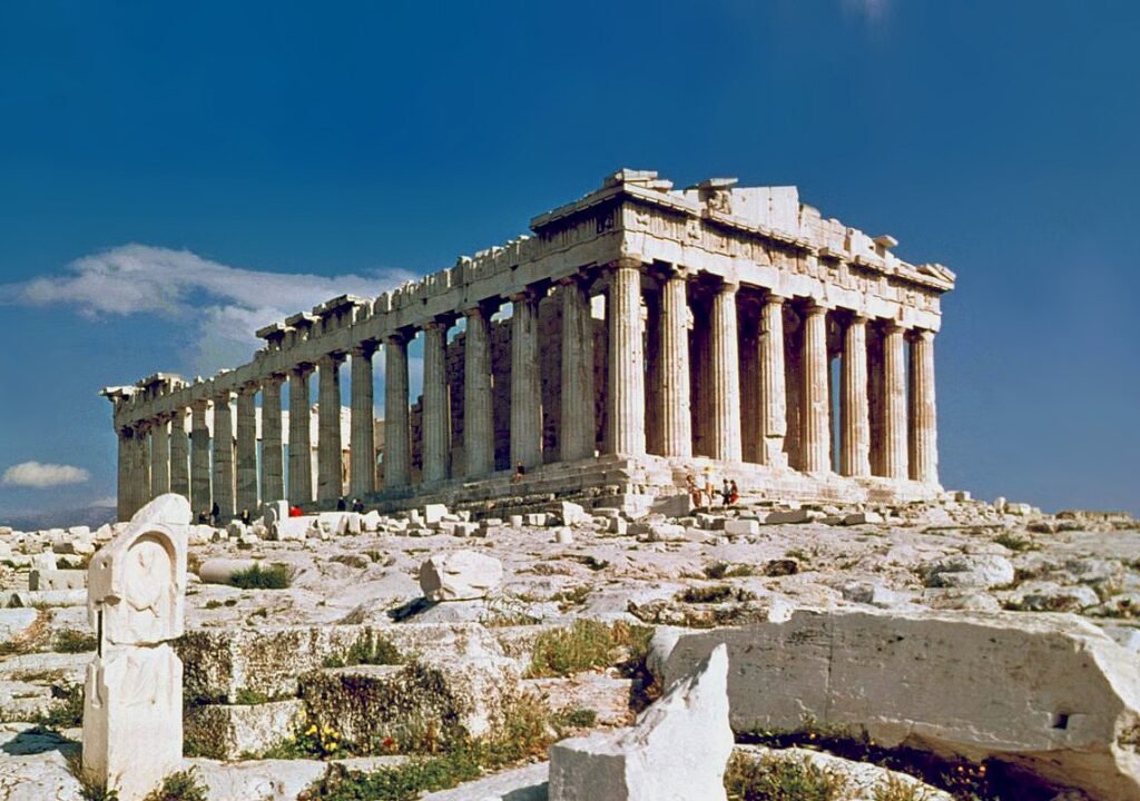 Os mármores integravam o friso monumental do Partenon, em Atenas.