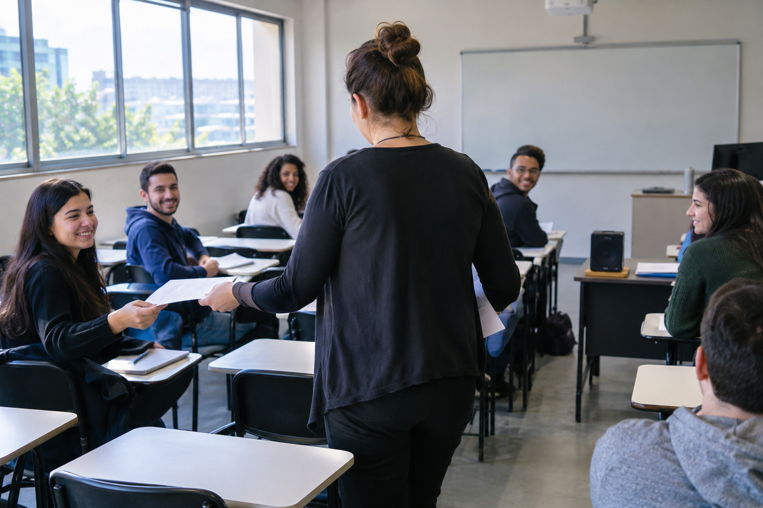 Professora dança ao entregar provas após notas baixas em Araguaína