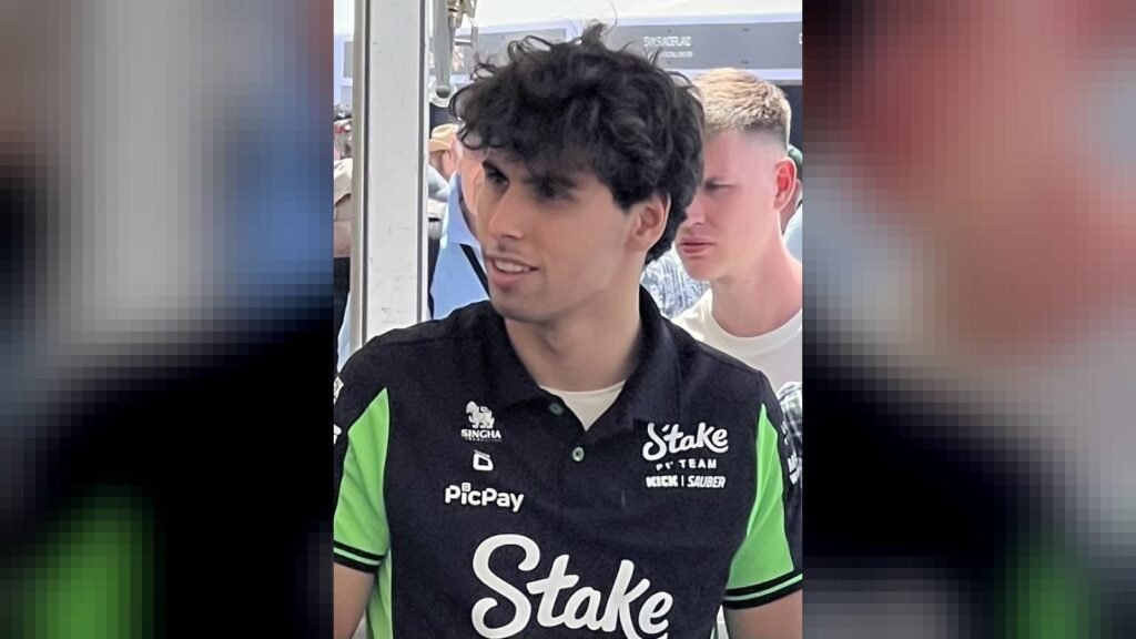 Gabriel Bortoleto foi nono no primeiro treino livre, segundo a BBC.