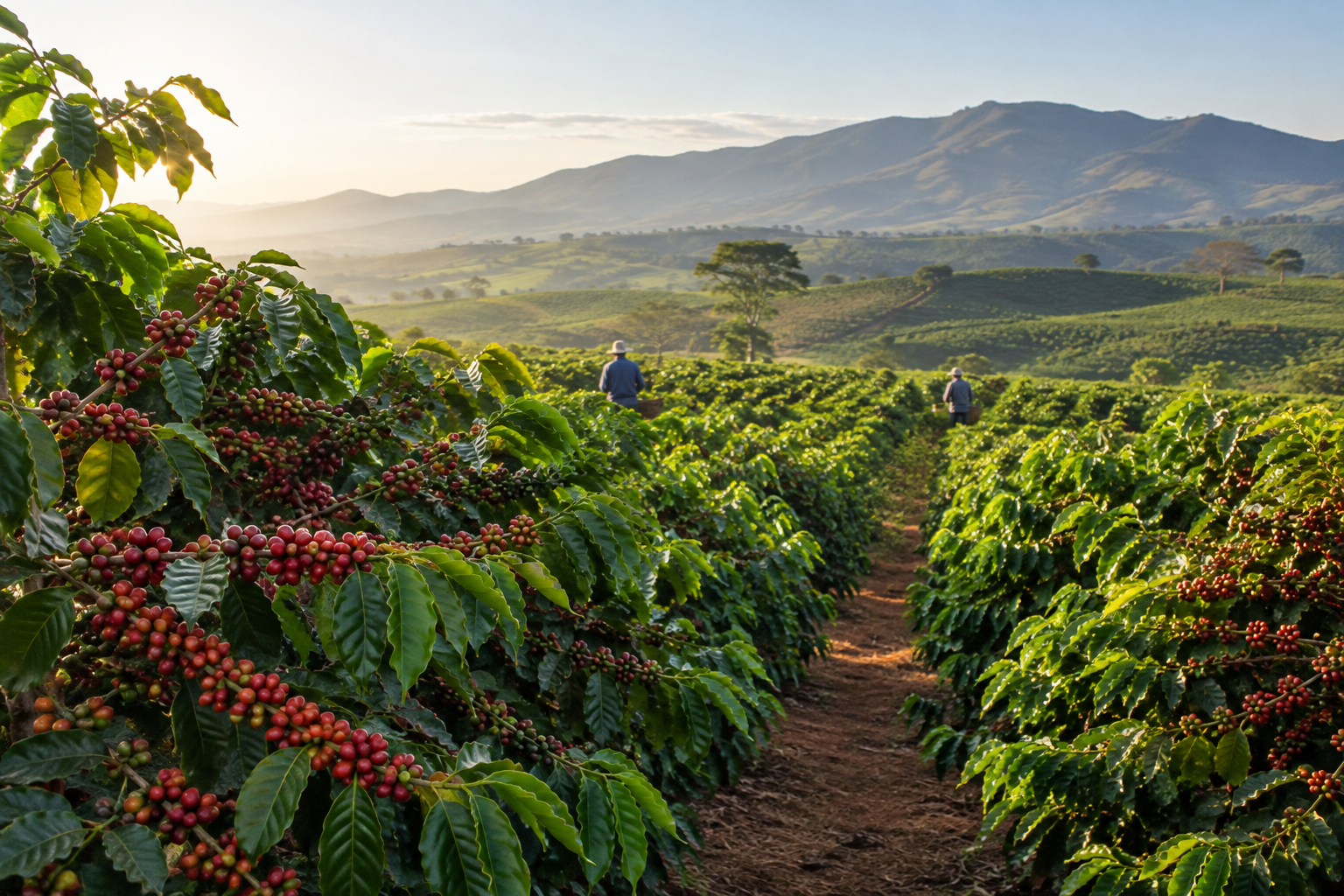 Safra brasileira de café deve atingir recorde de 67,6 milhões de sacas