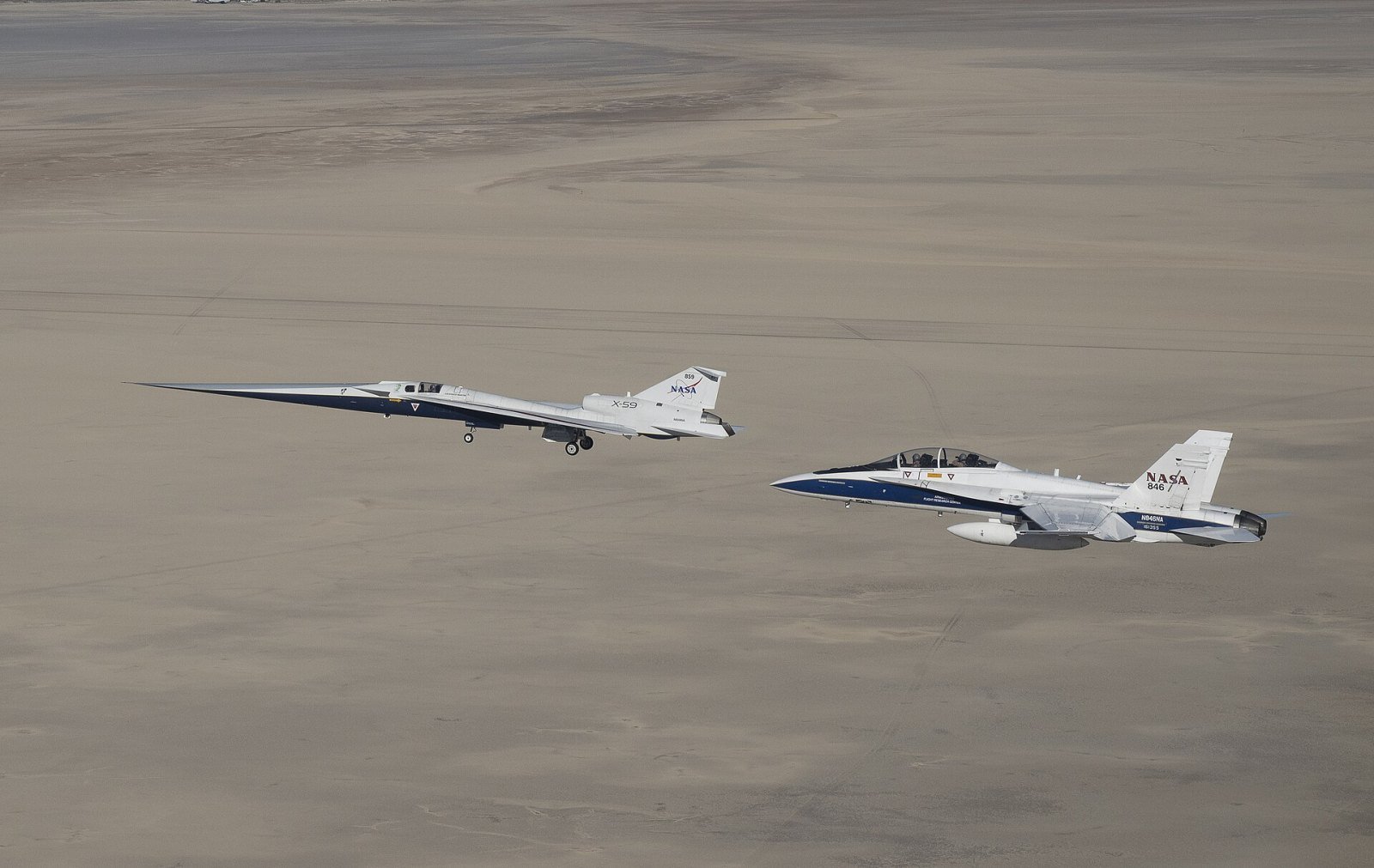 X-59 da Nasa testa voo supersônico com menos ruído nos EUA
